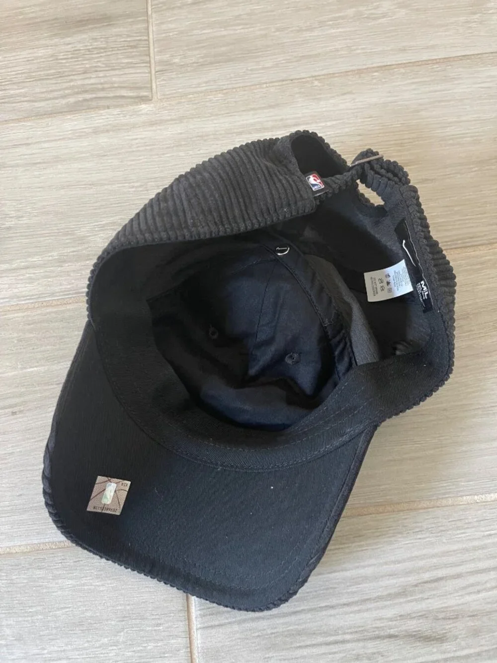 NEW NIKE DENVER NUGGETS BLACK CORDUROY HAT CAP